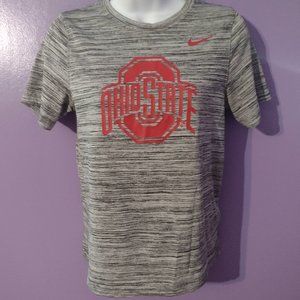 Youth kids Nike Ohio State buckeyes drifit shirt size medium